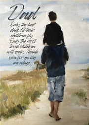 Dad Birthday Card or Birthday Card for Dad Father from Son With Lovely Words A5